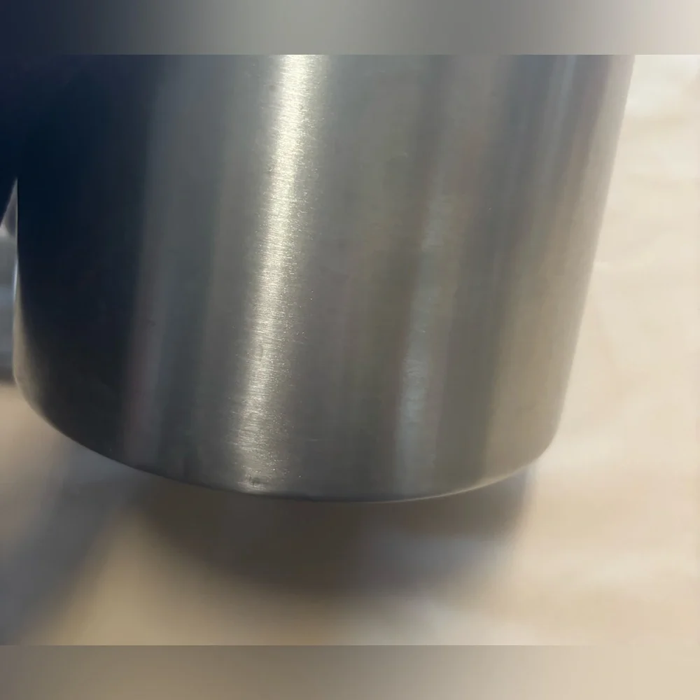 Stainless Steel Ice Bucket With Handle‎ And Lid 7” Tall